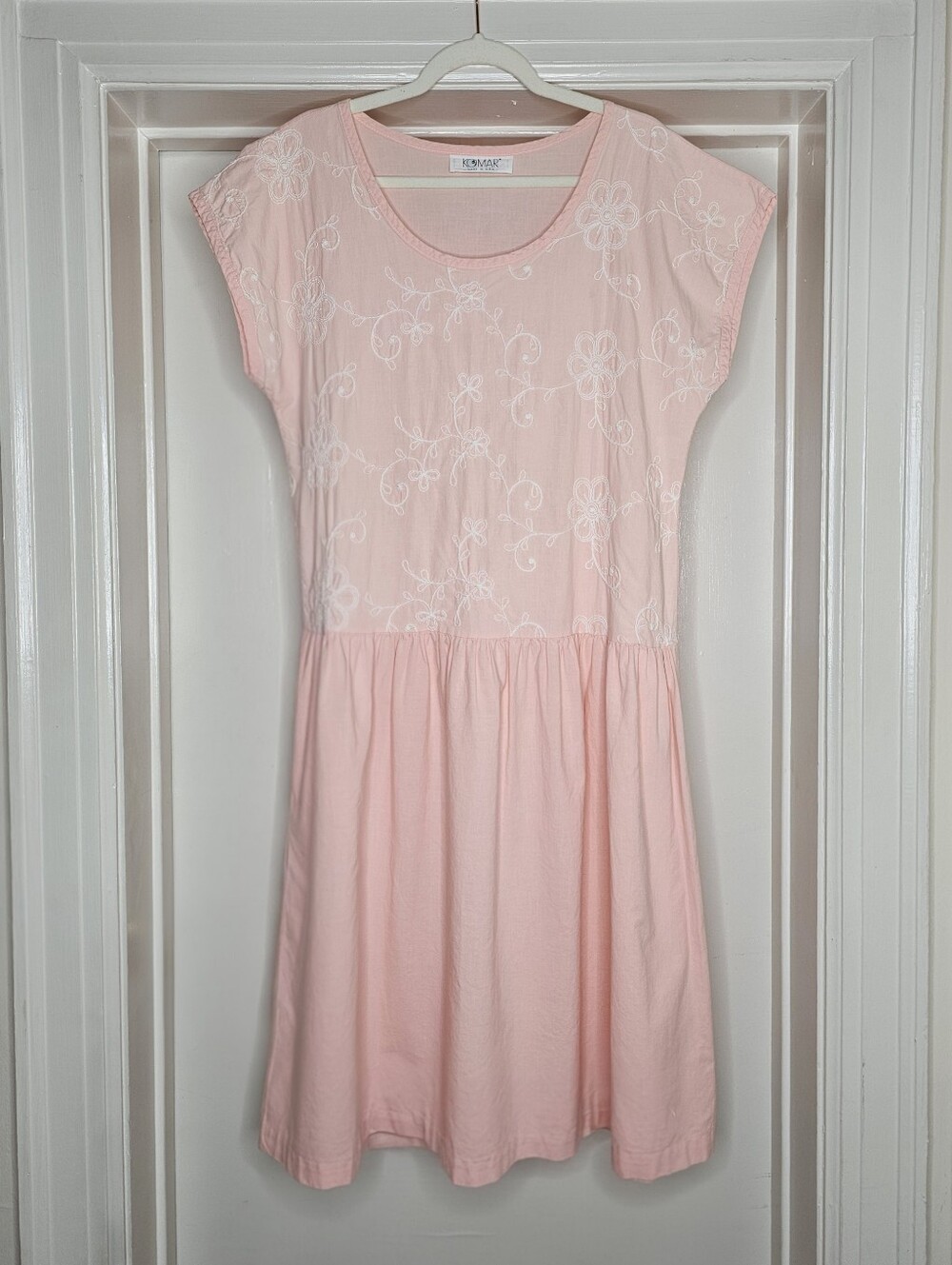 VTG 80s Komar Embroidered Dress